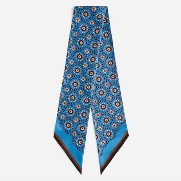 Madewell 100% Silk Scarf NWT - Picture 3 of 7